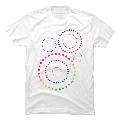 Adult Design By Humans Pride Inclusion Rainbow Circles By SpiritofWonderland T-Shirt