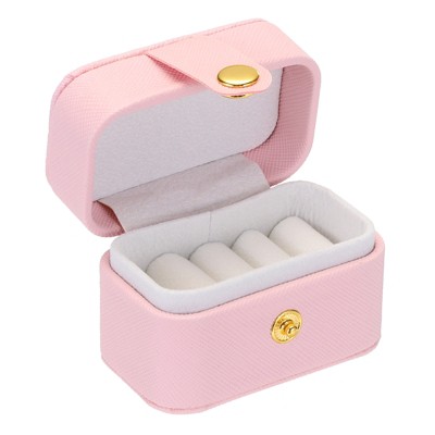 Unique Bargains Romantic Engagement Wedding Ring Box Jewelry Storage