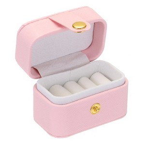 Unique Bargains Romantic Engagement Wedding Ring Box Jewelry Storage - 1 of 4