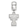 Black Bow Jewelry Sterling Silver Texas Tech Red Raiders NCAA Bead Charm - 2 of 4