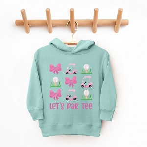The Juniper Shop Let's Par Tee Coquette Toddler Graphic Hoodie - 1 of 3