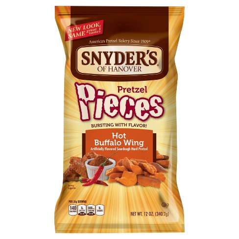 Snyder's® Of Hanover Pretzels -pc Hot Buffalo Wing - 12oz : Target