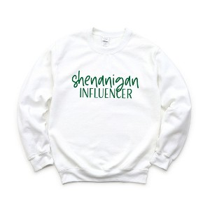 Simply Sage Market Women's Graphic Sweatshirt Shenanigan Influencer - 1 of 4