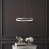 JONATHAN Y Brice Modern Contemporary Metal Round Dimmable Integrated LED Pendant - 3 of 4