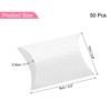 Unique Bargains Wedding Birthday Party Paper Candy Gift Wrap Boxes with Ribbons 50 Pcs - 2 of 4