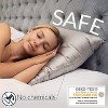 Dr Pillow Dreamzie - 1 x 19 Momme Silk Pillowcase, Double Sided Luxury Silk - Gold - 4 of 4