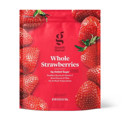 Whole Frozen Strawberries - 64oz - Good & Gather&#8482;