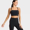 Women's Everyday Soft Light Support Velour Piped Sports Bra - All In Motion™ - 3 of 4