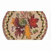 Earth Rugs Autumn Leaves Cotton Round Trivet – Farmhouse Seasonal Décor 10"x10" - 2 of 3