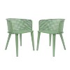 PAGED Patio Dining Chairs Set of 2 Minimalist Style Patio Chairs with Clean and Precise Lines for Backyard, Patio - 4 of 4