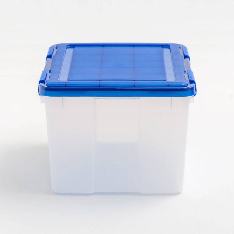 IRIS WeatherPro Plastic Storage Bin with Lid, 4 of 10