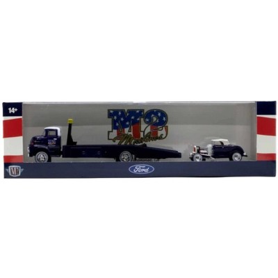 M2 Machines Auto Haulers 1956 Ford COE & 1932 Ford Roadster