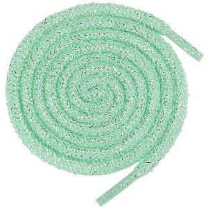 INSPIRE CHIC Round Colorful Gold Wire Bling Fashion Shoelaces for Sneakers 2 Pairs - 1 of 4
