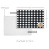 Annie Black Check Pumpkin Placemat Set of 2 13x19 VHC Brands - 4 of 4