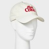 Women's Coca-Cola Diet Coke Cotton Baseball Hat - White - 2 of 4