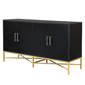 NicBex 4 Door Sideboard Cabnet with Metal Legs for Kitchen,Living Room - 1 of 4