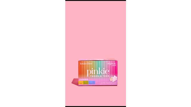 Pinkie First Period Prep Pouch with 4 Ultra-Thin Organic Cotton Topsheet Pads - 4ct, 2 of 14, play video