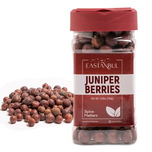Eastanbul Juniper Berries, Juniper Berries Whole, Enebro Hierba, 3.5oz - 1 of 4