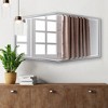 Howard Elliott 46.75"x27.75" Dekland Metal Framed Elongated Hexagon Wall Mirror - 3 of 4
