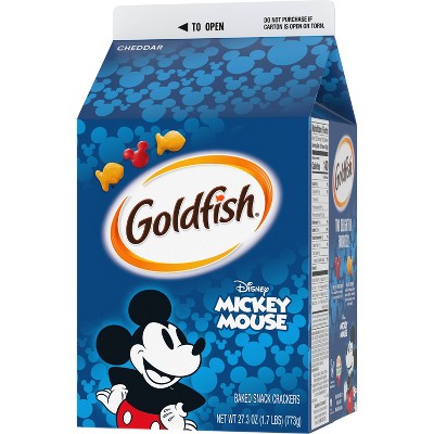 Goldfish Disney Mickey Mouse Cheddar Crackers - 27.3oz_1