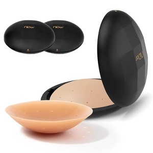 Niidor Reusable Silicone Nipple Covers - Breathable Adhesive Breast Petals Sticky Nipple Pasties for Women - 1 of 4