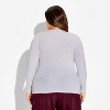 Women's Slim Fit Long Sleeve Crewneck Long and Lean T-Shirt - Wild Fable™ - 3 of 3