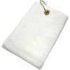 TowelSoft Premium 100% Cotton Terry Velour Golf Towel with Tri-fold Hook & Grommet Placement 16 inch x 26 inch - 2 of 4