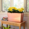 ACHLA Designs 22" Wide Rectangular Flower Box Galvanized Steel Copper Plated: Weather-Resistant, No Assembly Required - image 3 of 4