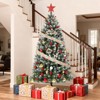 Artificial Christmas Tree with Pine Cones & Berries, PVC Branches, Hinges & Base, Easy Assembly, Perfect for Home, Office, and Party - 3 of 4