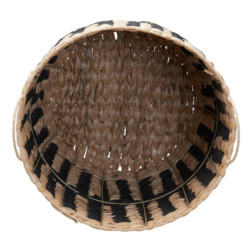Household Essentials Pillar Basket with Handles Cattail and Paper Rope, 6 of 10