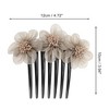Unique Bargains Women's Durable Floral Side Comb 1 Pc - 2 of 4