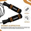 RDX Sports Skipping Rope with Anti-Slip Soft Memory Foam Weighted Handles, 10.3FT Adjustable Tangle-Free PVC Coated Steel Jump Cable - 4 of 4