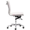 Zuo Lider Plus Armless Office Chair White - 3 of 4