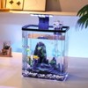 10 Liter Plastic Fish Tank Starter Kits with LED Light, Pump, 22.5Cm l x 15Cm w x 25.5Cm h, Small Fish Tank - 4 of 4