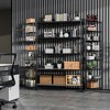 NicBex 82.00" 6-Tier Bookshelf with Adjustable Shelves & Wheels Bookcases for Living Room Home Office - 3 of 4