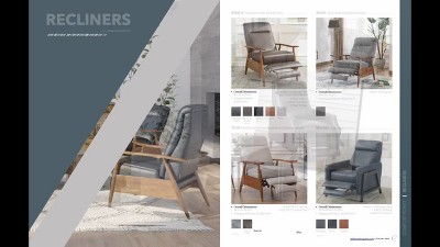 Elm Traditional Linen Barrel Swivel Accent Chair with Wood Skirt