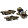 1970 Dodge Challenger R/T Convertible w/Luggage Rack Metallic Gold w/Black Stripes 1/18 Diecast Model Car by Greenlight - 2 of 4