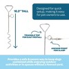 Carlson Triangle Screw Dog Tie-Out Stake - Silver - 3 of 4