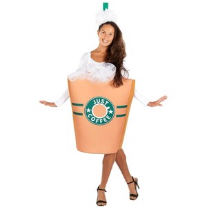 Orion Costumes "Just Coffee" Adult Women's Costume Tunic & Headpiece | One Size - 1 of 3