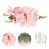 Unique Bargains Women's Lightweight Simulated Flowers Hair Clips Comb 1 Pc - 3 of 4