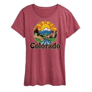 Women's - Instant Message - Groovy Colorado Short Sleeve Graphic T-Shirt - 1 of 4