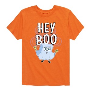 Boys' - SpongeBob SquarePants - Hey Boo Short Sleeve Graphic T-Shirt - 1 of 4