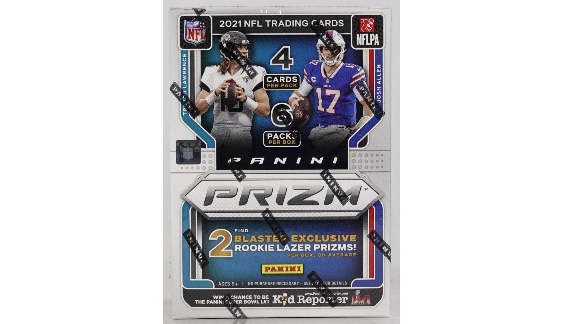 2021 Panini Prizm Football 6-Pack Blaster Box (Lazer Prizms!)