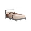 Queen Size Platform Bed with Upholstered Headboard for Bedroom - 3 of 4