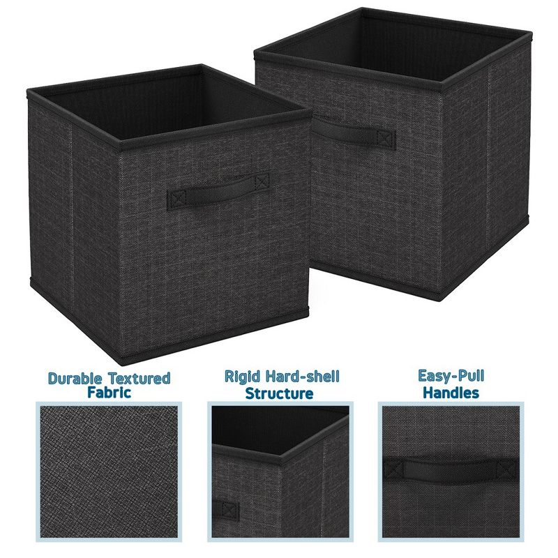 Nestl Cube Storage Organizer with DIY Shelf and Fabric Storage Bins, 3 of 8