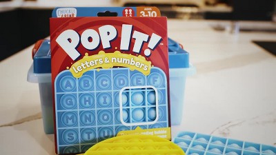 Chuckle & Roar Pop It! Letters and Numbers, XL, Fidget, Sensory, Game