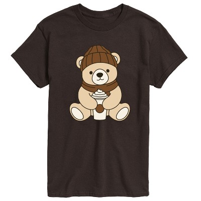Men's - Instant Message - Coffee Bear Short Sleeve Graphic T-Shirt