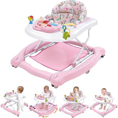 Foldable Baby 5-in-1 Activity Walker - Rocker, Activity Center, Bouncer, Seat Walker