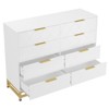 Dresser for Bedroom with 8 Drawer, TV Stand Dressers Chest of Drawers Large Wood Dresser for Storage and Organization - 2 of 4