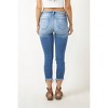 Women's Cropped Skinny Jeans - CELLO - 2 of 4